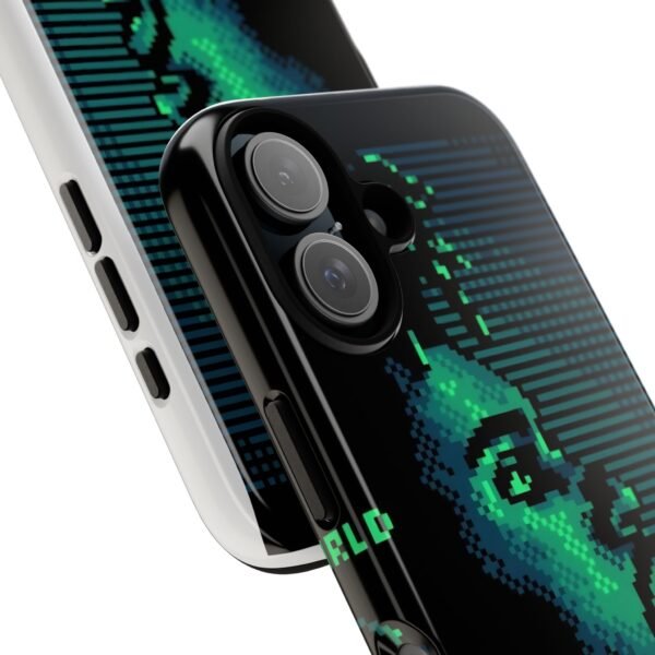 Pixel Art Phone Case featuring Retro Vibes, Tough Cases, Gift for Music Lovers, Unique Tech Accessory, Eco-Friendly Phone Cover