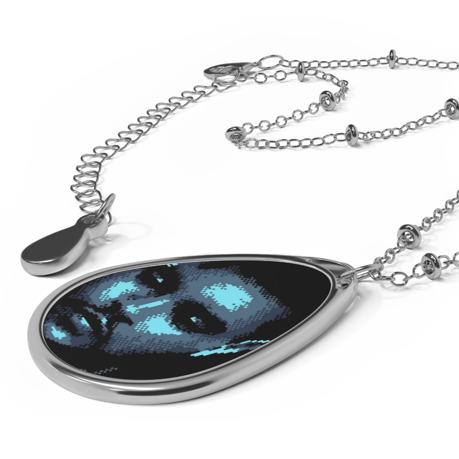 Elegant Oval Necklace, Personalized Jewelry, Unique Gift for Her, Custom Pendant, Women’s Fashion Accessory, Special Occasions - Image 3