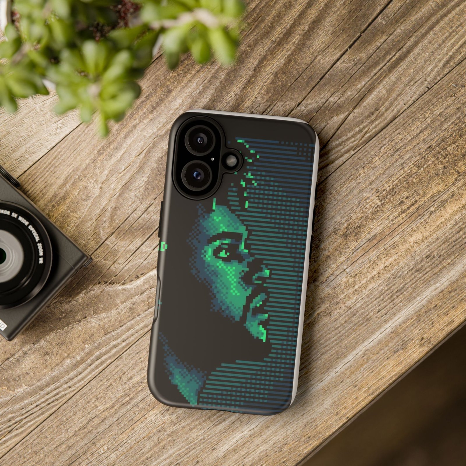 Pixel Art Phone Case featuring Retro Vibes, Tough Cases, Gift for Music Lovers, Unique Tech Accessory, Eco-Friendly Phone Cover - Image 8